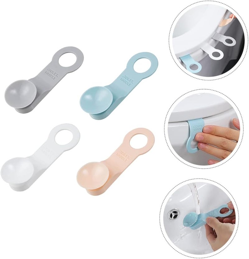 Assorted Color Toilet Seat Lifter Handle Easy To Use Suction Lid Cover - Image 2